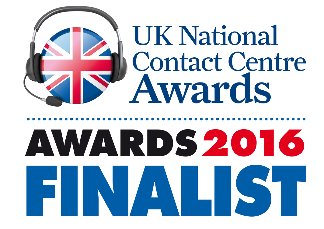 Logo for the UK National Contact Centre Awards 2016