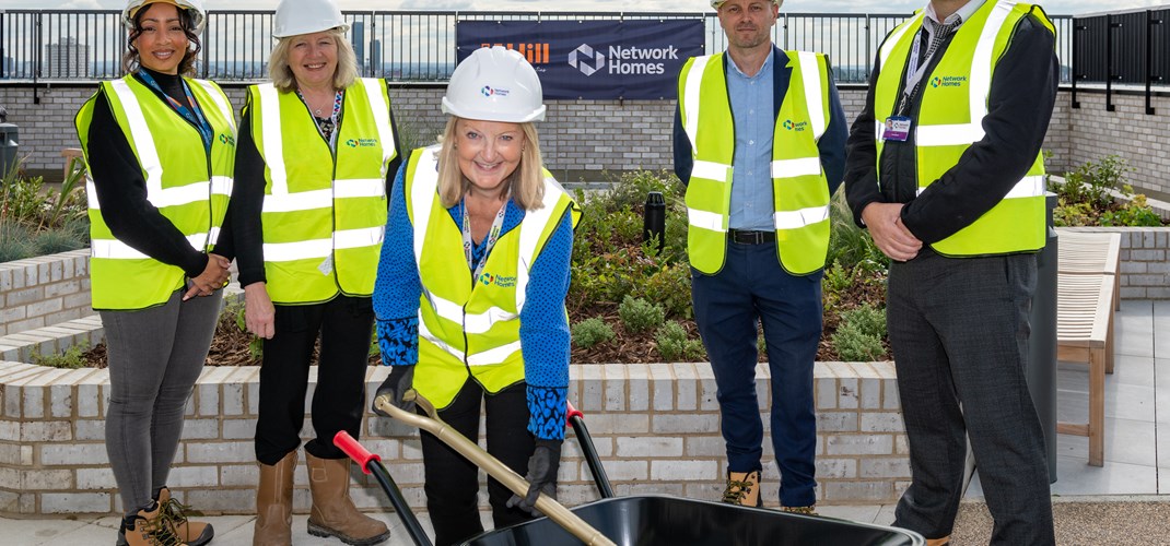 Network Homes and Hill mark key milestone in construction of 156 affordable homes in Wembley Park