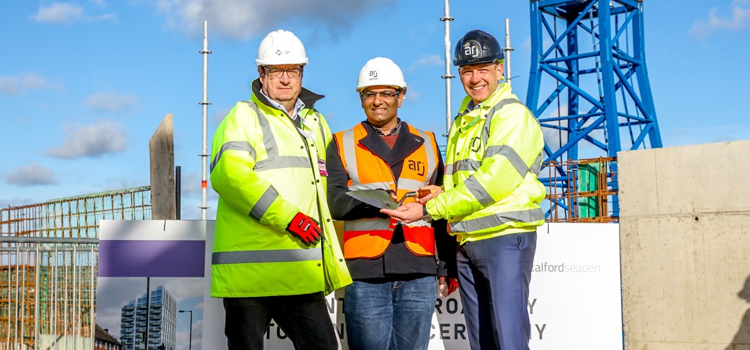 Topping out photo