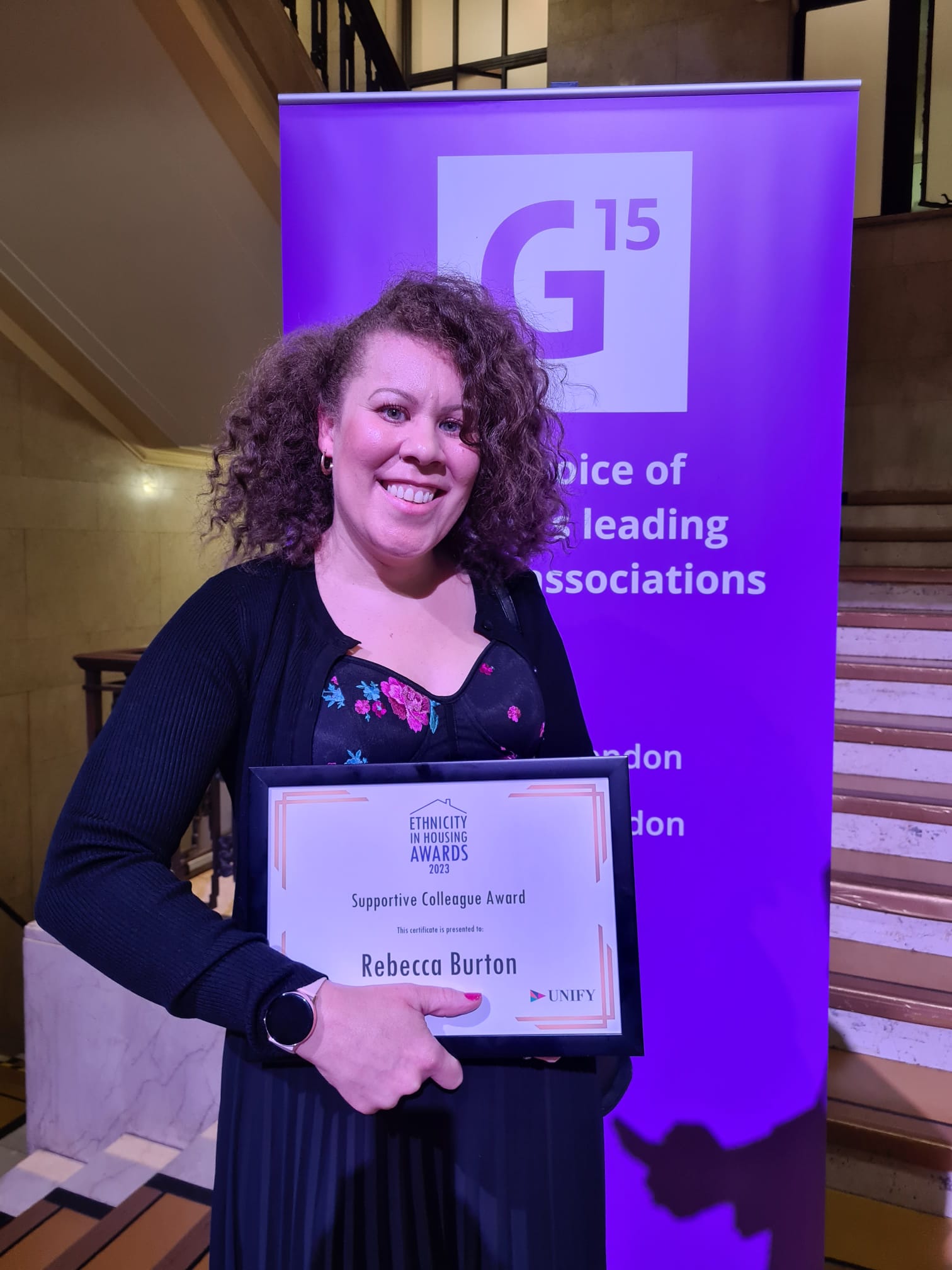 Network Homes Rebecca Burton wins Supportive Colleague Award