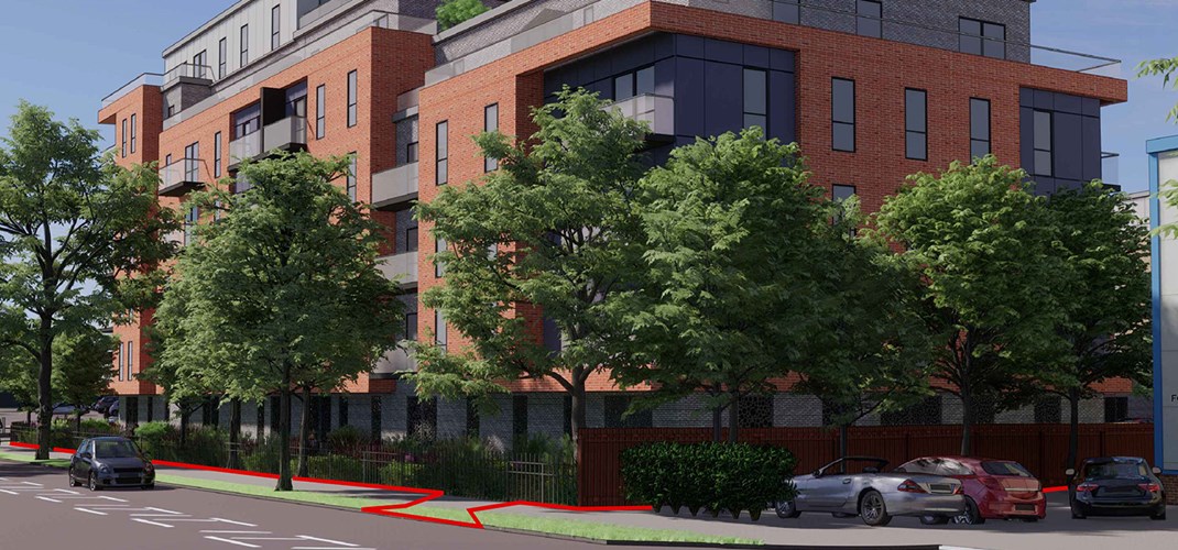 CGI of Bridge Road East development