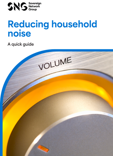 Reducing household noise front cover