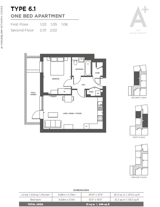 Flat 13 floor plan